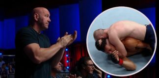 „Chińczyk” w UFC! Mateusz Rębecki poddaje rywala i zachwyca Danę White’a (WIDEO)