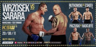 KSW 73: Wrzosek vs. Sarara – karta walk, godziny transmisji