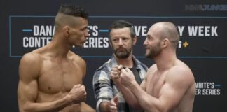 Mateusz Rębecki w limicie przed walką o kontrakt z UFC – wyniki ważenia DWCS 52
