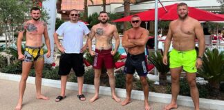 Zdjęcie dnia: Michał Oleksiejczuk wraz z ekipą w Las Vegas Oleksiejczuk tybura kowalki kościelski