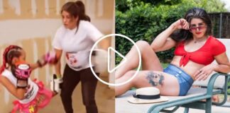 Zawodniczka UFC w zaawansowanej ciąży pomaga na tarczach w przygotowaniach do walki (WIDEO)
