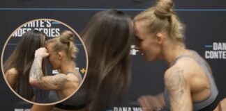 Spięcie Karoliny Wojcik z Sandrą Lavado na ważeniu przed Dana White’s Contender Series (WIDEO)