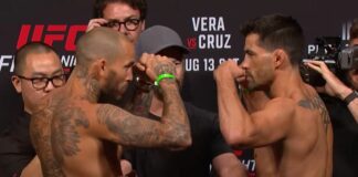 UFC on ESPN 41: Marlon Vera kontra Dominick Cruz – wyniki ważenia + spotkania twarzą w twarz