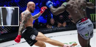 Radosław Paczuski złamał nogę Jasonowi Radcliffe’owi podczas gali KSW 73 radcliffe paczuski