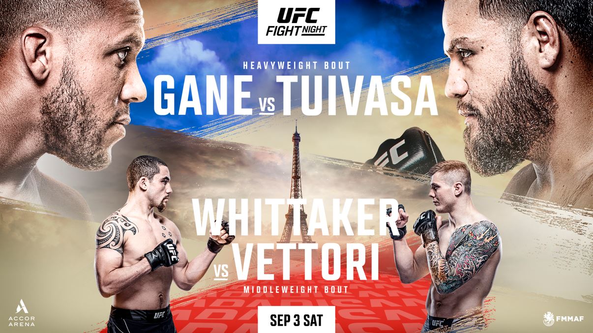 UFC w Paryżu Gane vs Tuivasa. Karta walk i godziny transmisji