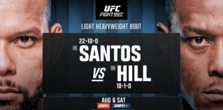 Zapowiedź starcia Santos vs Hill i wcześniejsze walki tych zawodników (WIDEO)