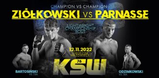 Ziółkowski vs Parnasse w walce mistrzów na KSW 76
