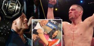Nate Diaz o butach UFC od „The Rocka”: Spójrz, kazali mi założyć to g*wno