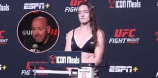 „Częścią tej pracy jest robienie wagi” – Dana White skomentował zwolnienie Aspen Ladd