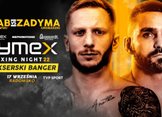 TYMEX Boxing Night 22: „Arab vs Zadyma” – karta walk, godziny transmisji