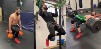 Mamed Khalidov szlifuje formę na ciężkim treningu siłowym (WIDEO) mamed khalidov