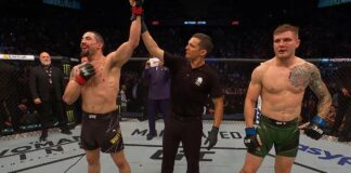 UFC Paryż: Robert Whittaker zwyciężył z Marvinem Vettorim po trzech rundach walki w stójce ufc paryż whittaker vettori