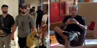 Pierwsze zetknięcie Charlesa Oliveiry oraz Islama Makhacheva (WIDEO)
