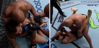Kompletnie bezradny Andrei Arlovski uduszony przez „Pezao” podczas UFC Fight Night 213 (WIDEO)