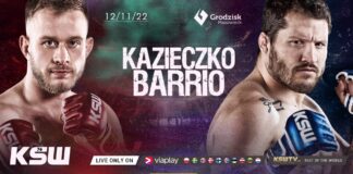 Maciej Kazieczko zmierzy się z Francisco Barrio na gali KSW 76