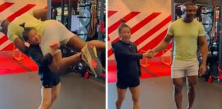 Weili Zhang z łatwością podnosi ponad 130 kilogramowego Francisa Ngannou (WIDEO)