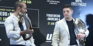 Figueiredo chciał dać pas Moreno podczas pierwszego spotkania twarzą w twarz przed UFC 283 (WIDEO)