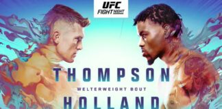 UFC on ESPN 42: Thompson vs. Holland – wyniki gali