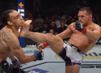UFC przypomina spektakularny nokaut Chandlera na Fergusonie (WIDEO) chandler ferguson