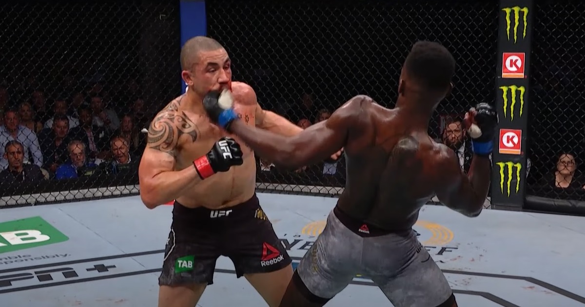 israel adesanya robert whittaker