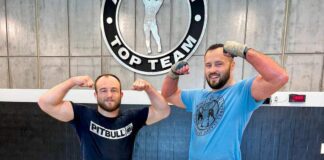 Zdjęcie dnia: Tomasz Narkun na macie klubu American Top Team narkun rębecki