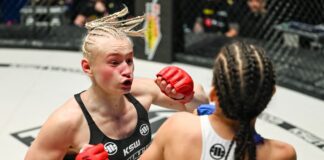 KSW 77: Udany debiut Wiktorii Czyżewskiej w KSW! Polka szybko rozbiła ciosami Oleksandrę Karasevą!