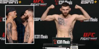Oleksiejczuk i Brundage twarzą w twarz przed UFC Vegas 66 – wyniki ważenia