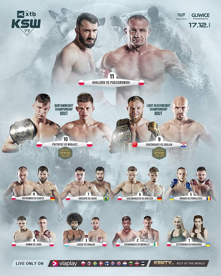 ksw 77 khalidov pudzianowski wyniki gali