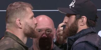 Pierwsze spotkanie twarzą w twarz Błachowicza i Ankalaeva przed UFC 282 (WIDEO)