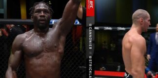 UFC Vegas 66: Jared Cannonier pokonał Stricklanda przez niejednogłośną decyzję w walce wieczoru cannonier strickland ufc