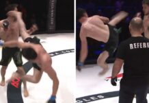Ekwilibrystyczny nokaut obrotowym kopnięciem na gali ACA (WIDEO)