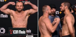 Wyniki ważenia przed UFC Vegas 67 – Mateusz Rębecki w limicie, jedna walka odwołana (WIDEO)