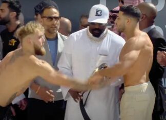 WIDEO: Jake Paul i Tommy Fury zrobili wagę przed niedzielną walką. Ostatnie spotkanie twarzą w twarz