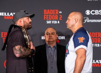 Spotkanie twarzą w twarz Ryana Badera i Fedora Emelianenko przed rewanżem (WIDEO)