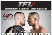 TFL 26: Skrzypek vs. De Souza – karta walk, godziny transmisji w TVP Sport