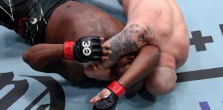 UFC Vegas 68: Serghei Spivac udusił Derricka Lewisa w pierwszej rundzie walki wieczoru! (WIDEO) ufc vegas 68 spivac lewis