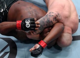 UFC Vegas 68: Serghei Spivac udusił Derricka Lewisa w pierwszej rundzie walki wieczoru! (WIDEO) ufc vegas 68 spivac lewis