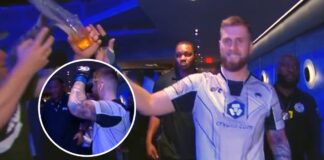 Łukasz Brzeski rozlał piwo kibicowi podczas wejścia do oktagonu (WIDEO)