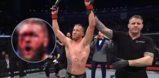 Justin Gaethje i Rafael Fiziev reagują po kapitalnej walce na UFC 286. Zmasakrowana twarz „Atamana”