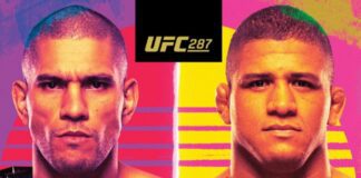 Oficjalny plakat promujący galę UFC 287