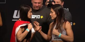 Karolina Kowalkiewicz gratuluje mistrzostwa Alexie Grasso