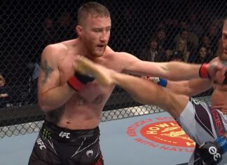UFC przypomina pierwszą batalię Fizieva z Gaethje (WIDEO)