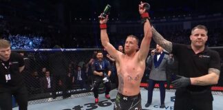 UFC 286: Justin Gaethje wygrał z Rafaelem Fizievem po boju w stójce! Świetna walka obu zawodników! justin gaethje win
