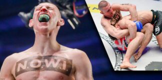 KSW 80: Robert Ruchała tymczasowym mistrzem wagi piórkowej! Polak rozbił Lom-Ali Eskieva!