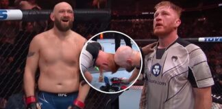 Niecodzienna sytuacja! Podwójna emerytura po walce na gali UFC w Kansas (WIDEO)