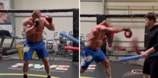 Mariusz Pudzianowski prezentuje umiejętności bokserskie przed XTB KSW Colloseum II (WIDEO)
