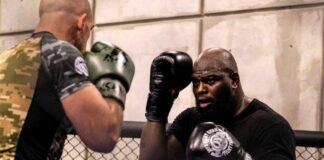 Zdjęcie dnia: Czołowy ciężki UFC trenuje z zawodnikiem KSW