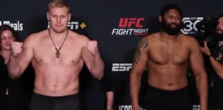 Wyniki oraz ceremonia ważenia przed galą UFC Vegas 71: Pavlovich vs Blaydes