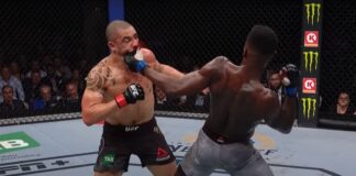 Najlepsze skończenia w wykonaniu bohaterów UFC 287 (WIDEO)