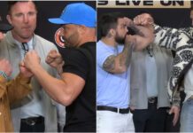 Mendes i Alvarez oraz Rockhold i Perry twarzą w twarz przed walką na gołe pięści (WIDEO)